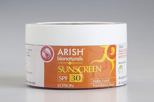 ARISH bionaturals AF Moisturize & Protect Skin Sunscreen Lotion SPF30