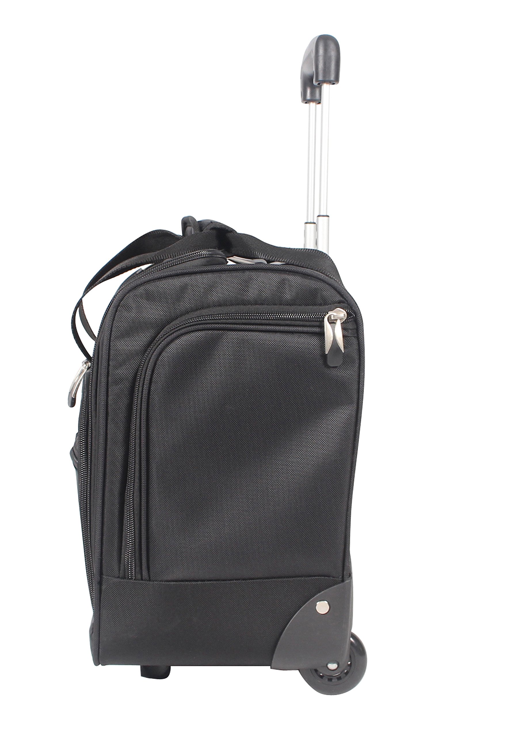 Ciao Luggage - 15 Inch Under Seat Bag - Carry On Suitcase with Rolling Wheels