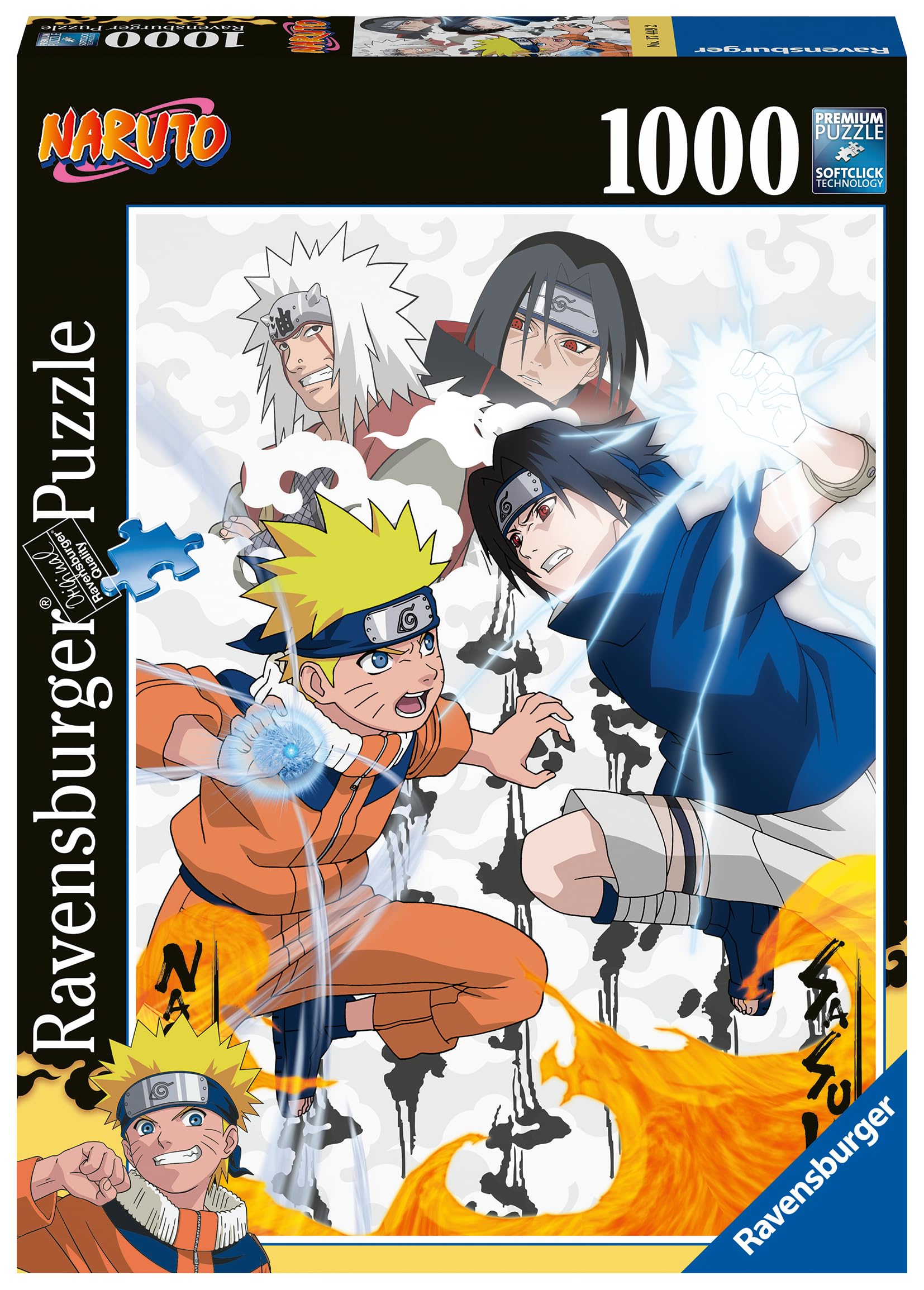 Ravensburger Naruto Manga Merch - 1000 Piece Jigsaw Puzzle for Adults and Kids Age 12 Years Up