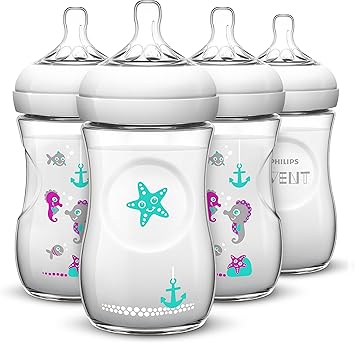 philips avent natural baby bottle with seahorse design