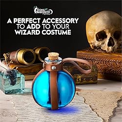 Cosmic Chameleon Glass Potion Bottles with