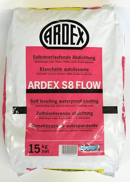 Ardex S8 Flow 15 Kg Selbstglattende Sealing Mass On Tiled Floors