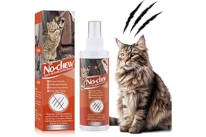 PUDXLRE Cat Deterrent Spray. Cat Repellent Indoor for Cat and Kitten. Effective Cat Repellent Spray Training Aid for Furniture, Curtain, Sofa, Floor, Plant, Rugs, Indoor and Outdoor Use. 120ML