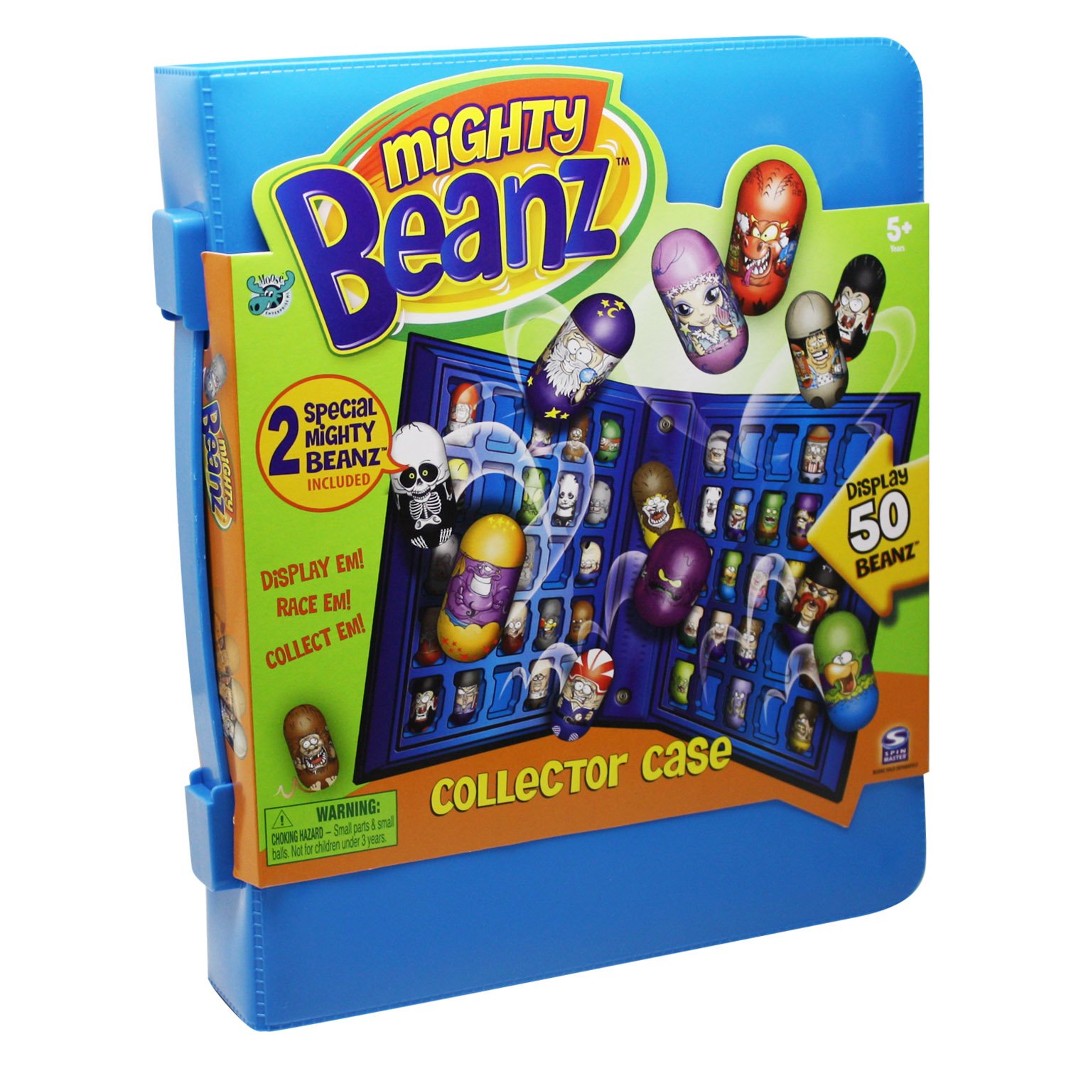 Mighty Beanz Collector Case Includes 2 Exclusive Beans Storage Carry