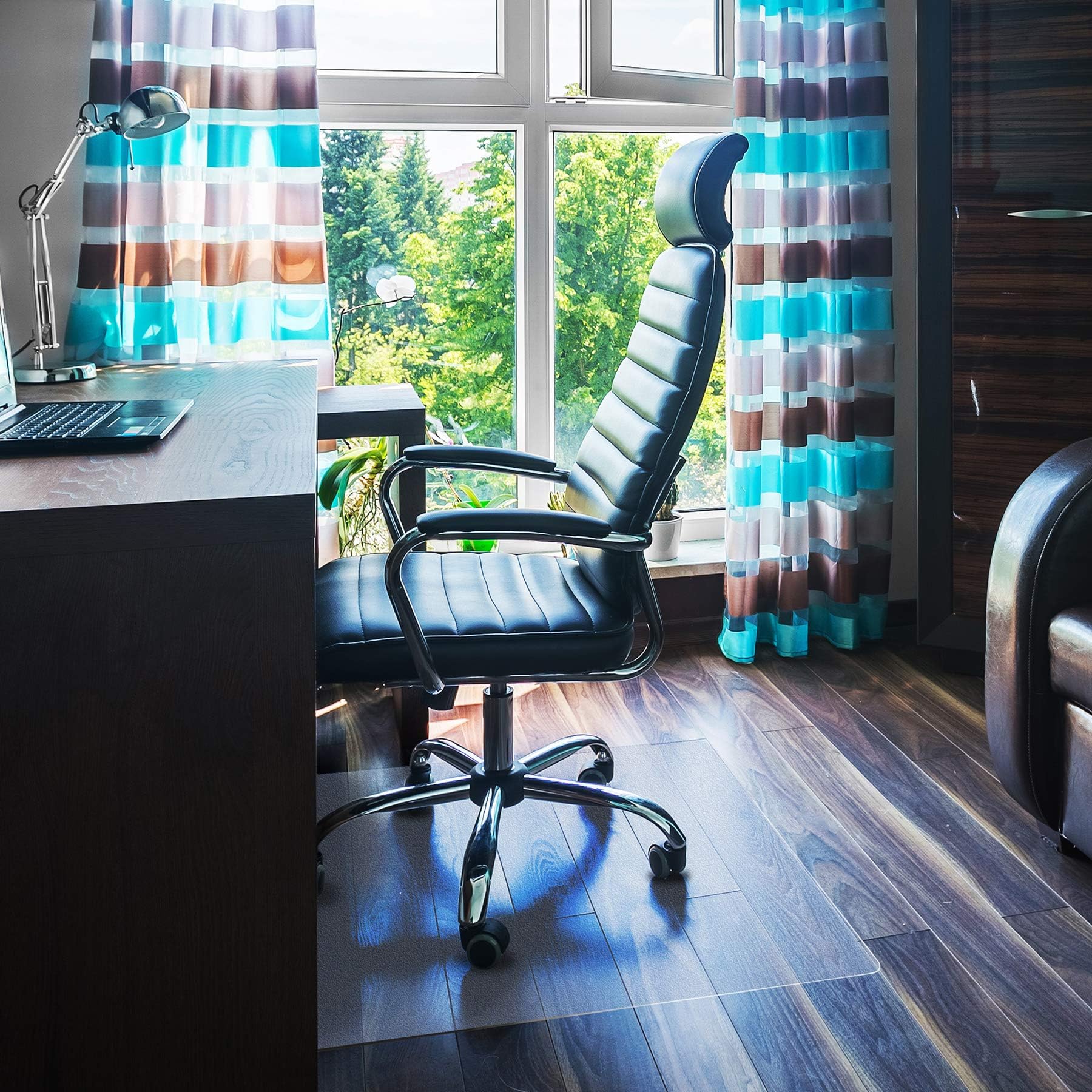 Floortex Ultimat Polycarbonate Chair Mat for Hard Floors & Carpet Tiles (48" x 72")