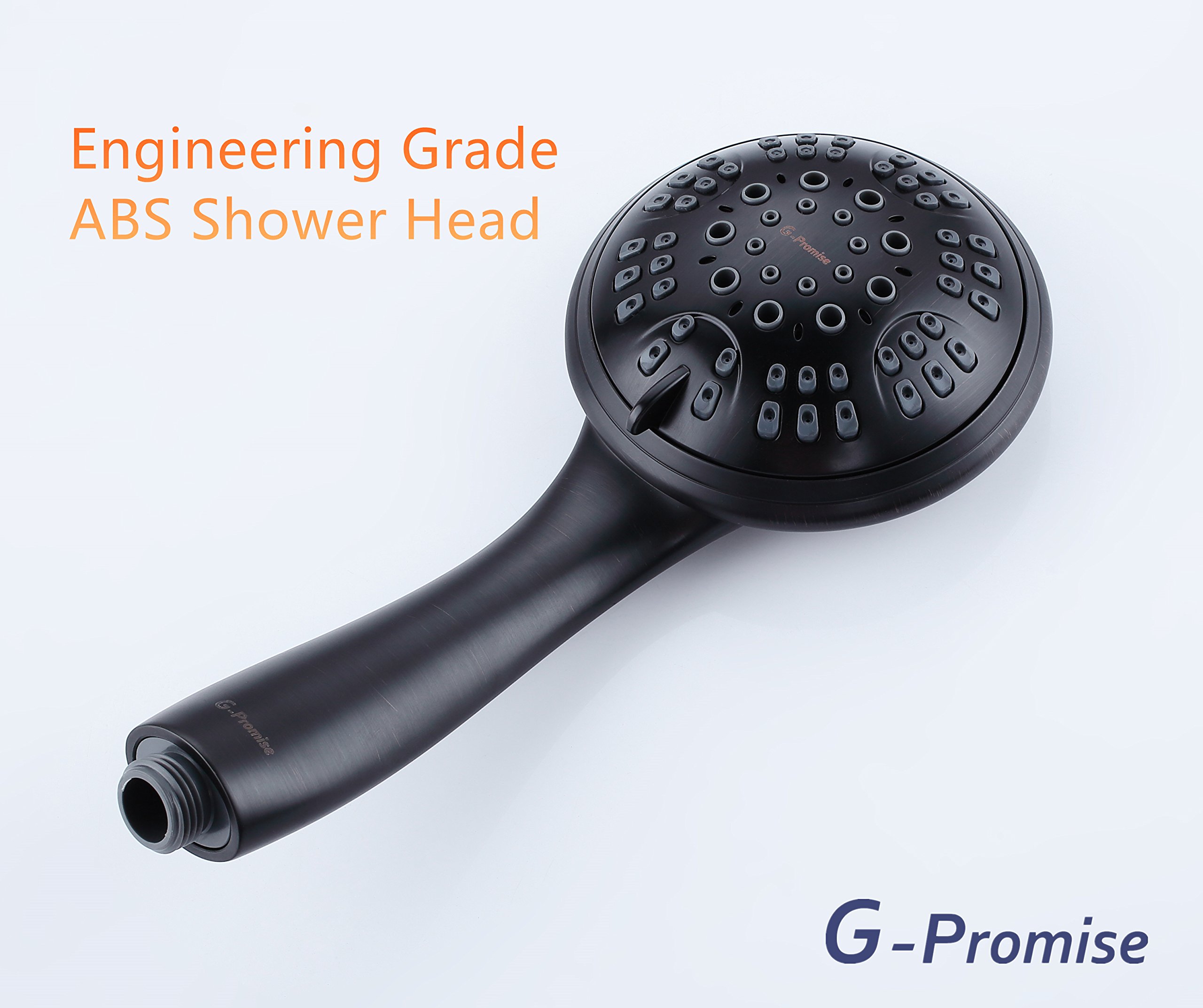 OilRubbed Bronze High Pressure Showerhead Shower Kit 6 Setting Shower