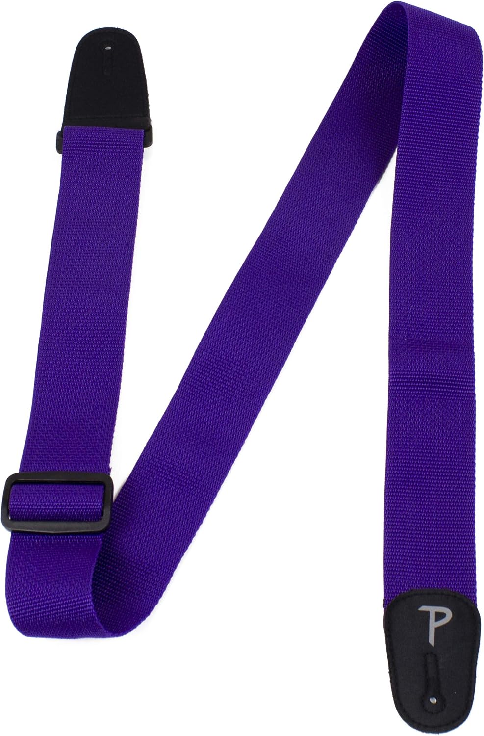 Perri's Leathers AWS-1812 Guitar Strap, Purple, 58" - Image 3