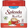 SPLENDA Monk Fruit Zero Calorie Plant Based Granulated Sweetener Jar, 9.8 oz