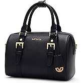 LA FESTIN Top Handle Purse Stylish Handbag Crossbody Satchel Barrel Bag with Adjustable Strap for Daily Travel