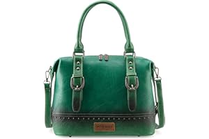 MONTANA WEST Wrangler Doctor Bag Top Handle Purse Hobo Shoulder Barrel Satchel Handbags for Women