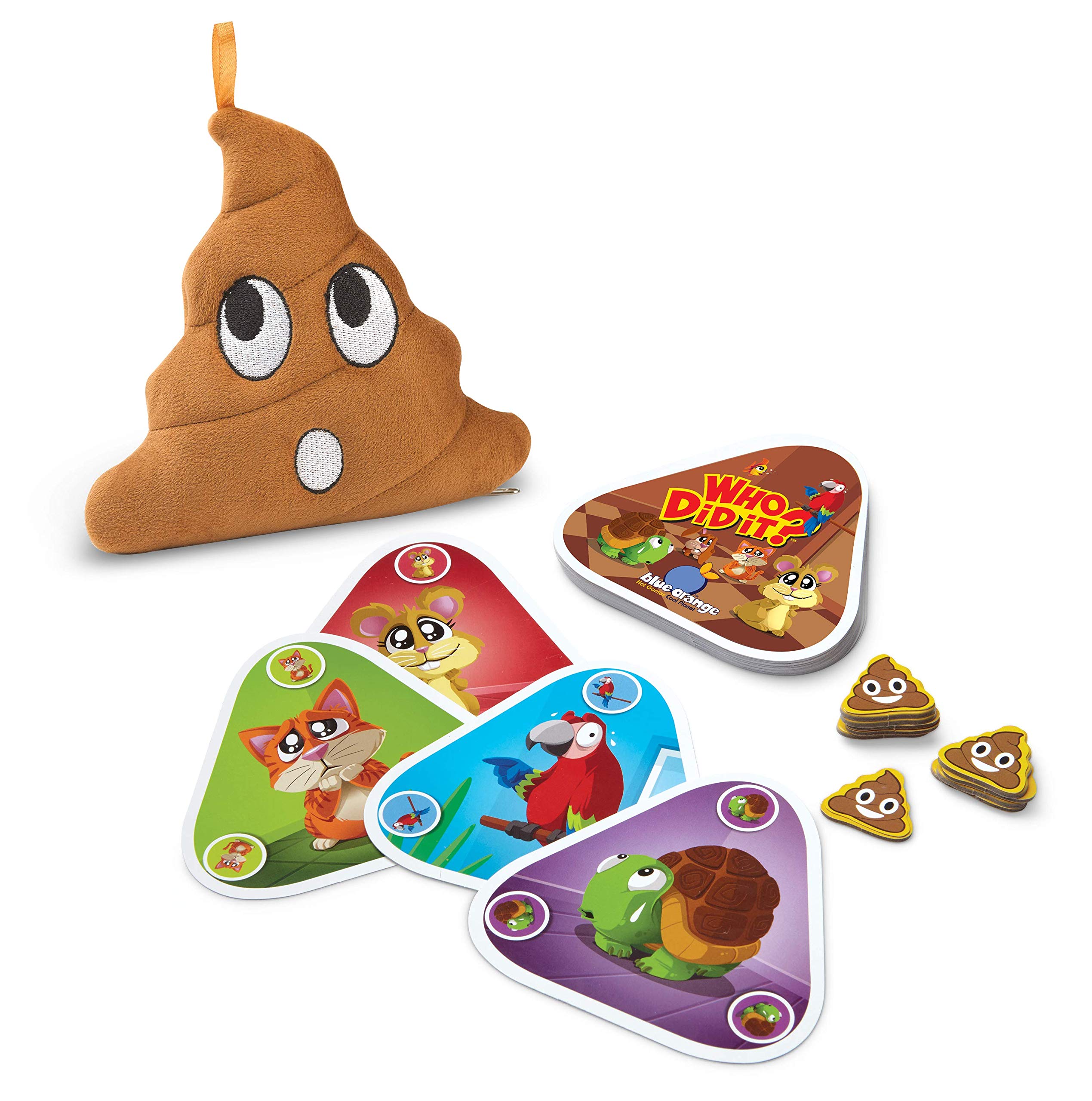 Blue Orange BLUWHO02 Who Did It Poo Bag Edition, Multicolour