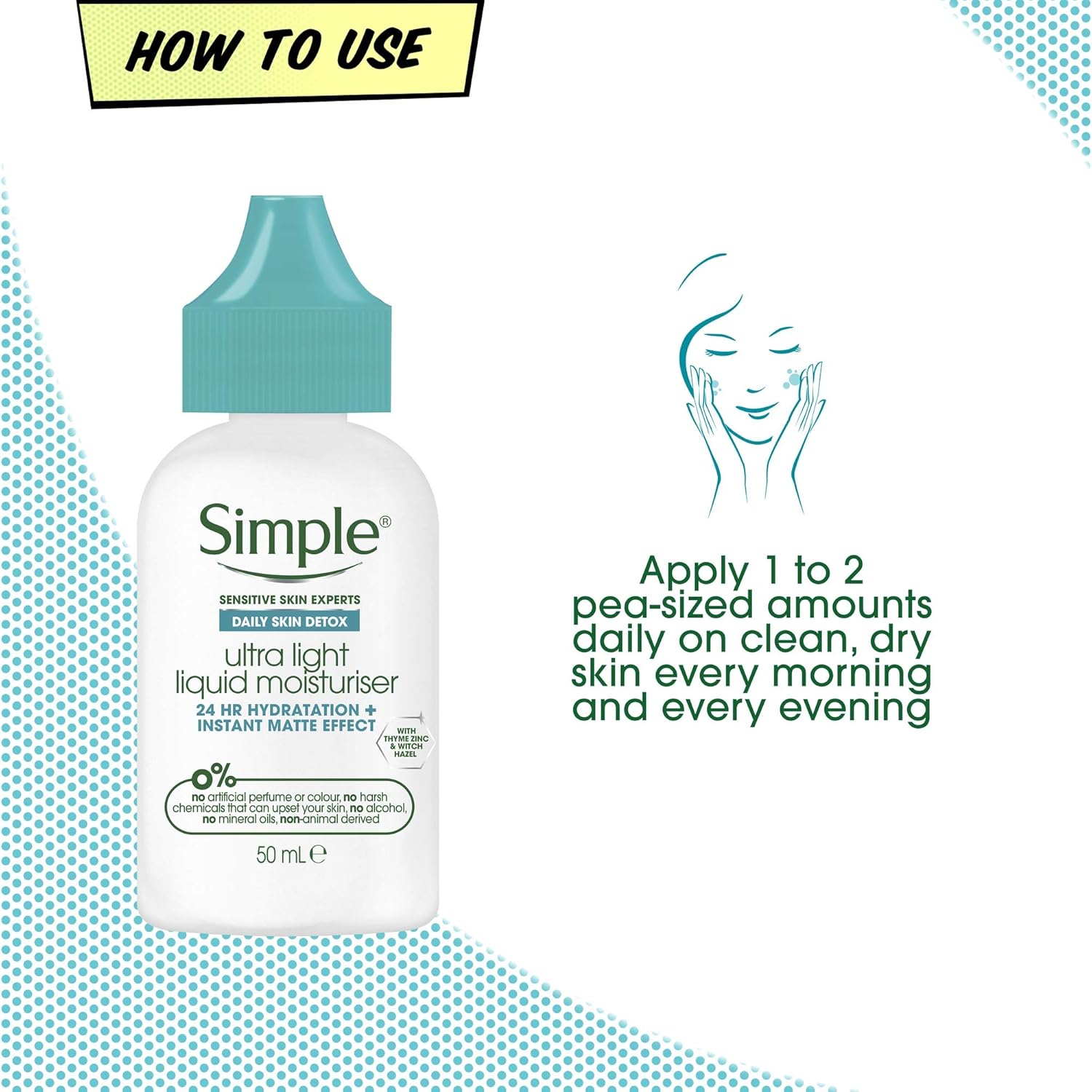 simple liquid moisturiser