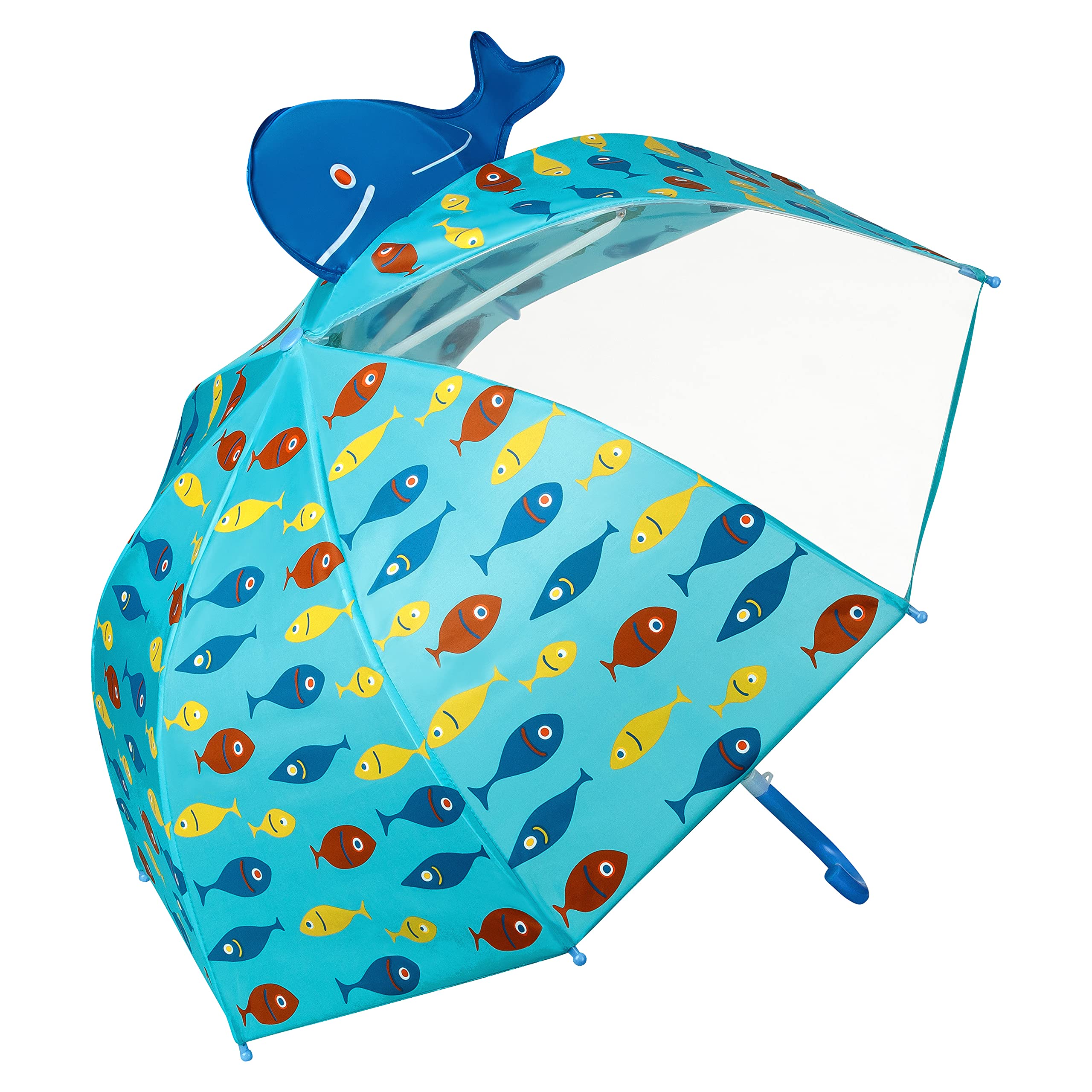 VON LILIENFELD Umbrella Children's Umbrella Fish Sea Fish Shoal Boys Girls up to Approx. 8 Years