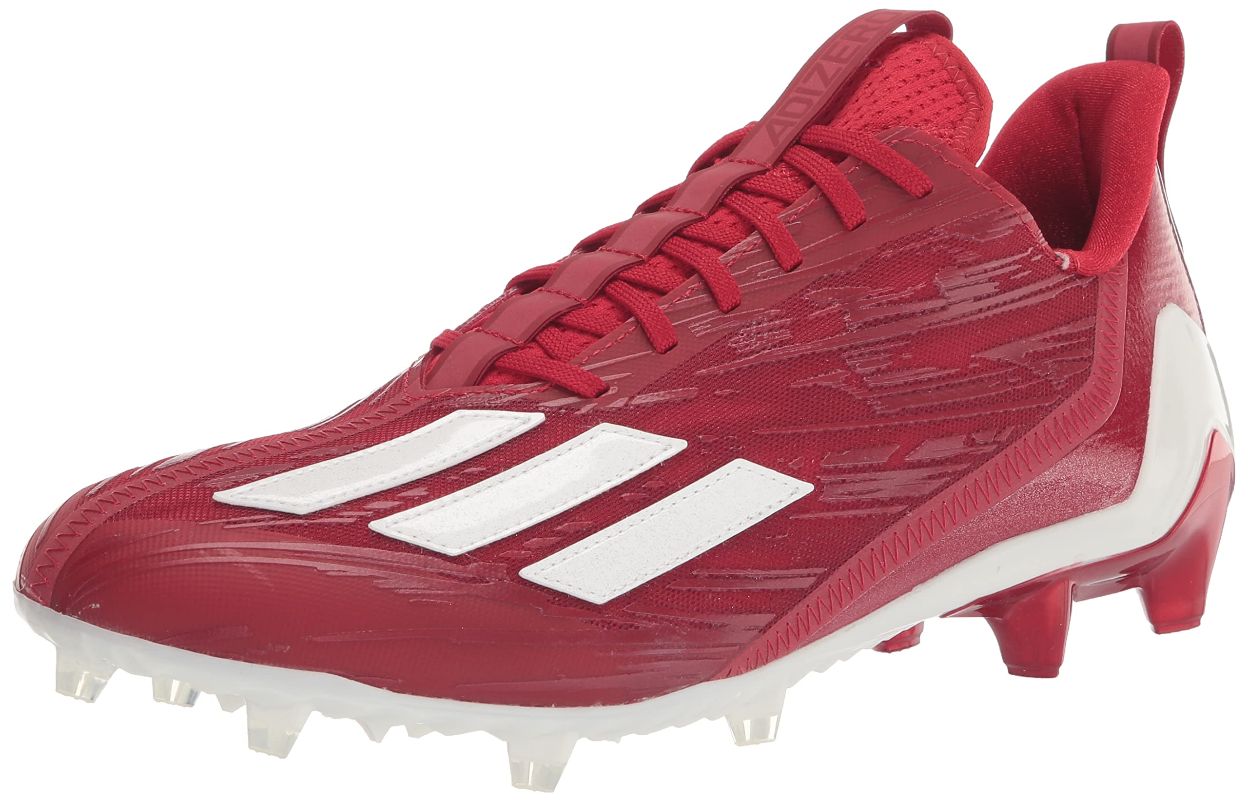 adidas Men's Adizero Football Shoe, Team Power Red/White/Team Power Red, 16 Image adidas Men's Adizero Football Shoe, Team Power Red/White/Team Power Red, 16 Image