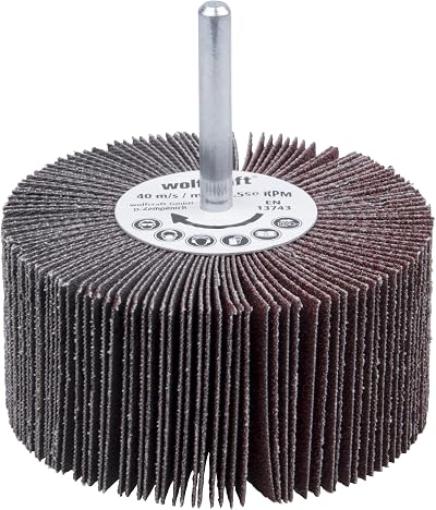 Wolfcraft Rotary Flap Wheel Sander I 2034000 for Drills Wood Plastic Metals