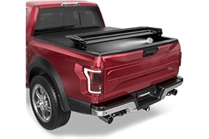 TITANICMOTOR Soft Quad Fold Truck Bed Tonneau Cover Compatible for 2015-2024 Ford F-150 F150 Styleside 4-Fold 6.5FT 79Inch