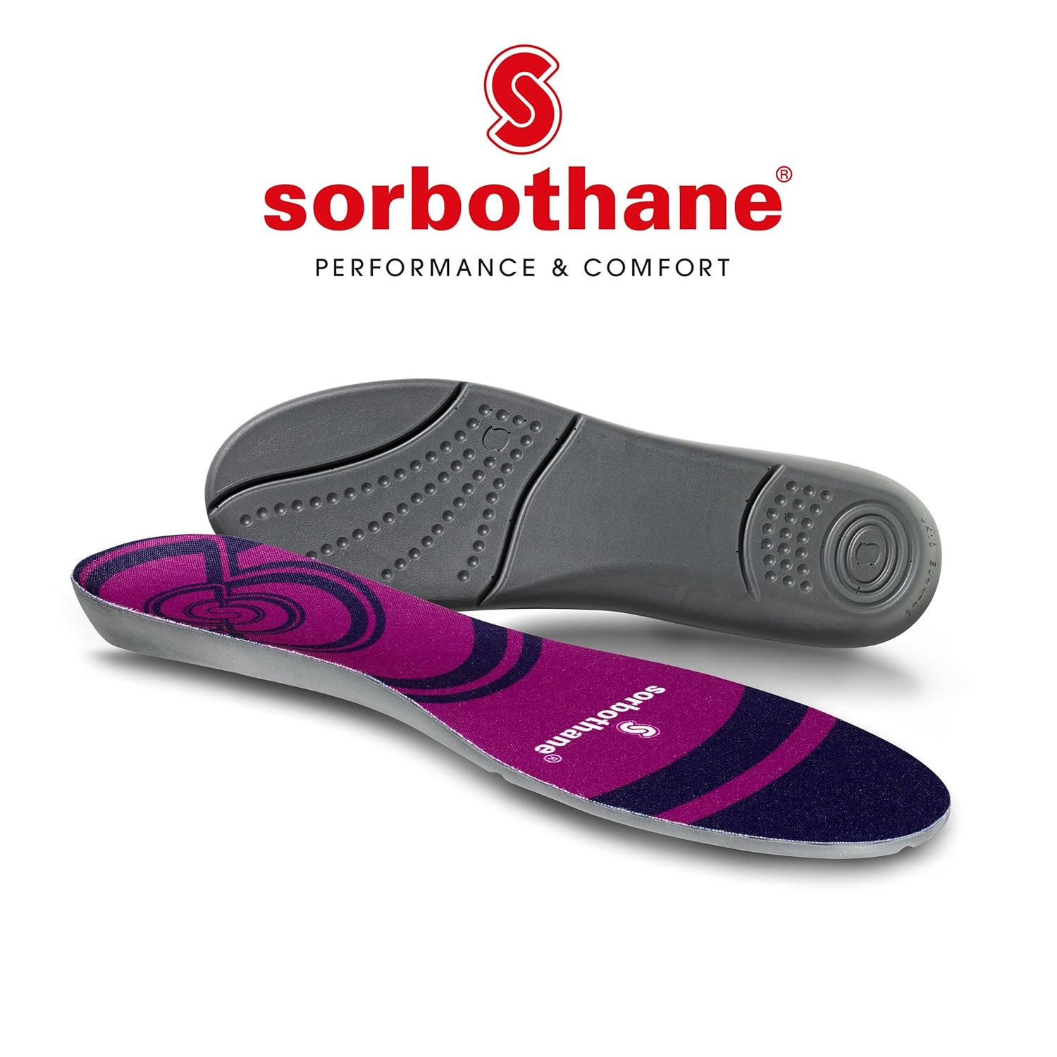 Sorbothane Cush'N'Step Insoles, Size 1112.5, Shoe Cushions, Shock