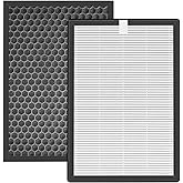 Replacement Filters Compatible with HIMOX H04 Air Purifier,2-Pack H13 he-pa Activated carbon 2-in-1 4-Stage Filtration Air Clean VOCs