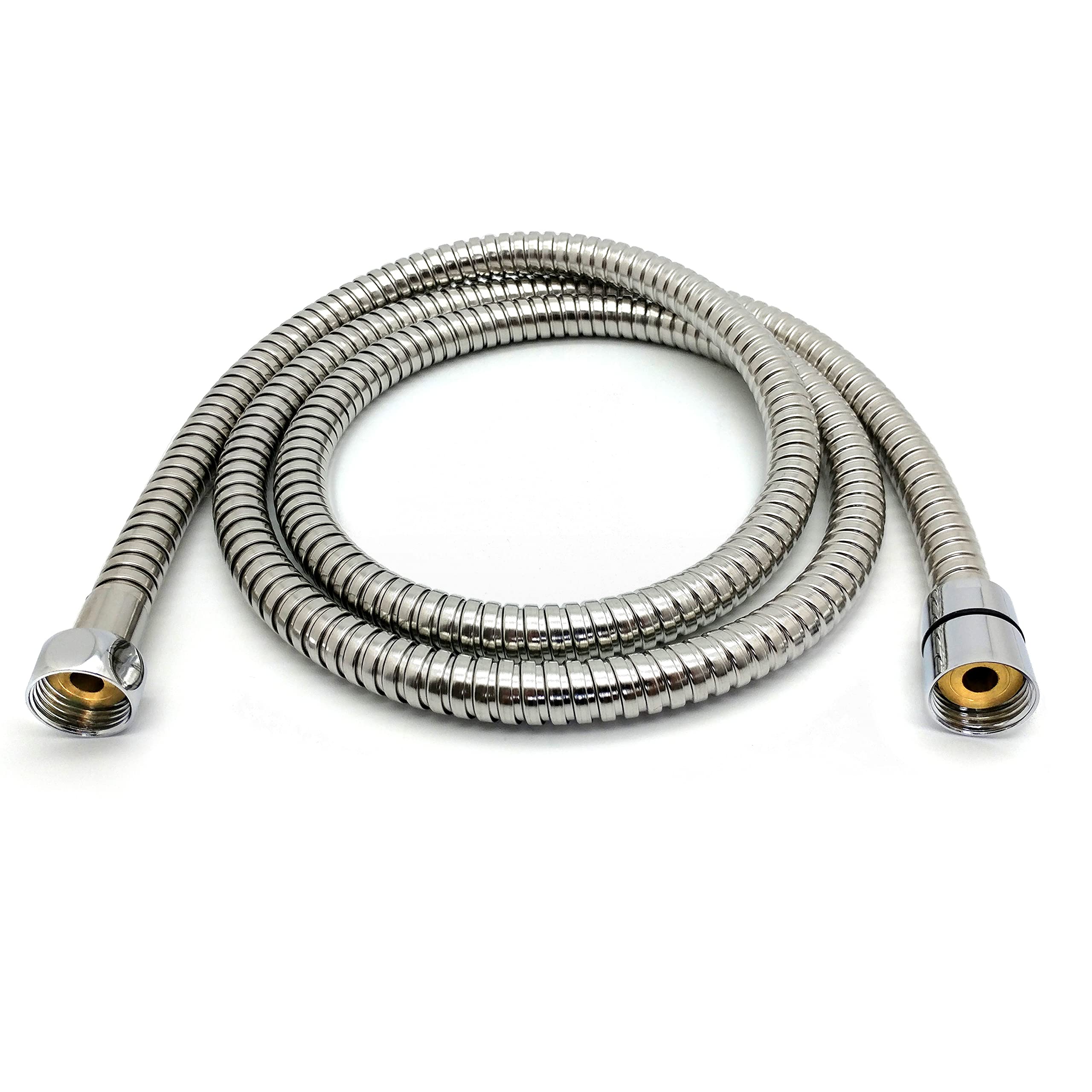 Xcel Home™ Leakproof Flexible Stainless Steel Anti-Kink Shower Hose with Solid Connector (1.5m Long)