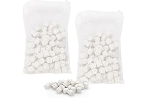 HCLSY 2 Pack of Bio-max Aquarium Filter Media Replacement for Fluval U Underwater Filter, 3.88Oz/110g Bio Ceramic Rings Filte