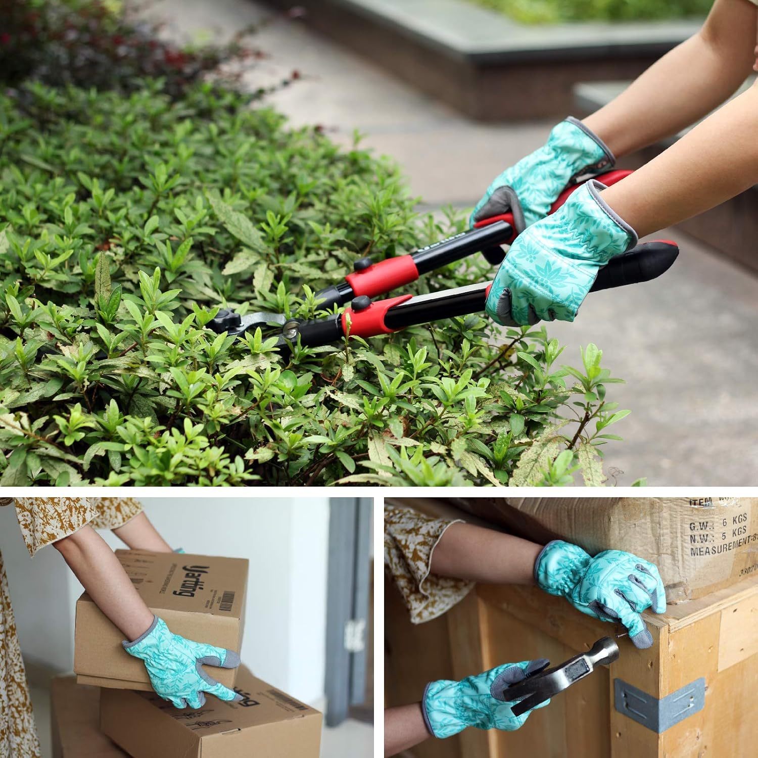 YARTTING Gardening Gloves for Women, Flexible Breathable Spandex, 2 Pairs Yard & Gardening Working Gloves Touch Screen, Best Garden Gifts & Tools for Gardener, X-Small : Garden & Outdoor