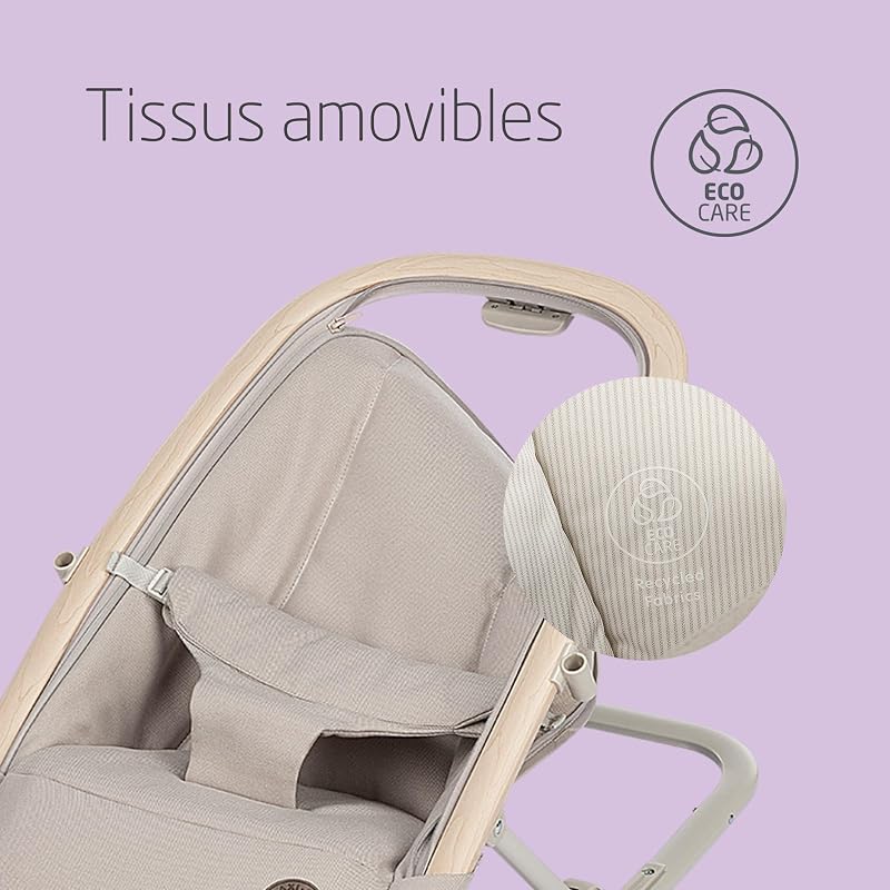 Kori Transat Bébé 2-en-1, Arche à Jouets, 0-15kg, Classic Beige