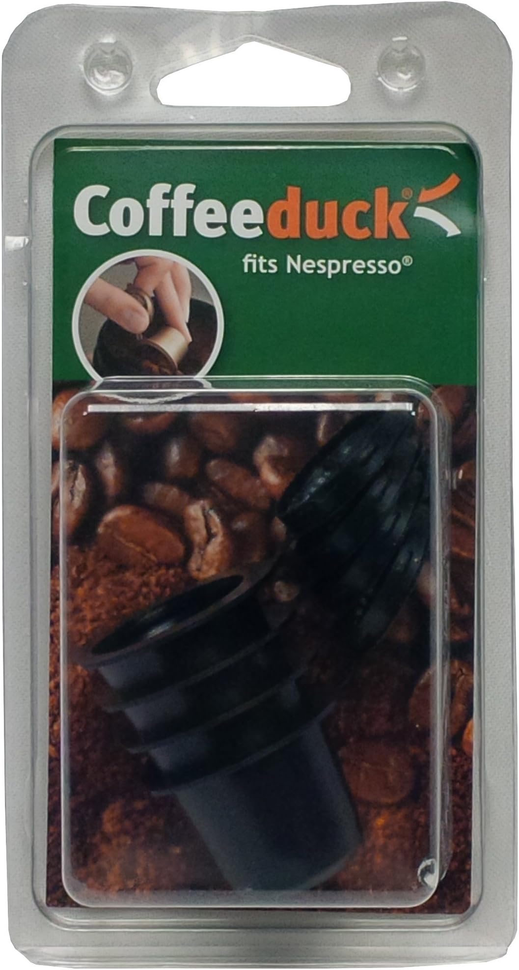 Coffeeduck - 4 permanents refillable Capsules Universal for Nespresso Machine
