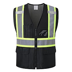 HATAUNKI Reflective Safety Vest for Men Women Hi