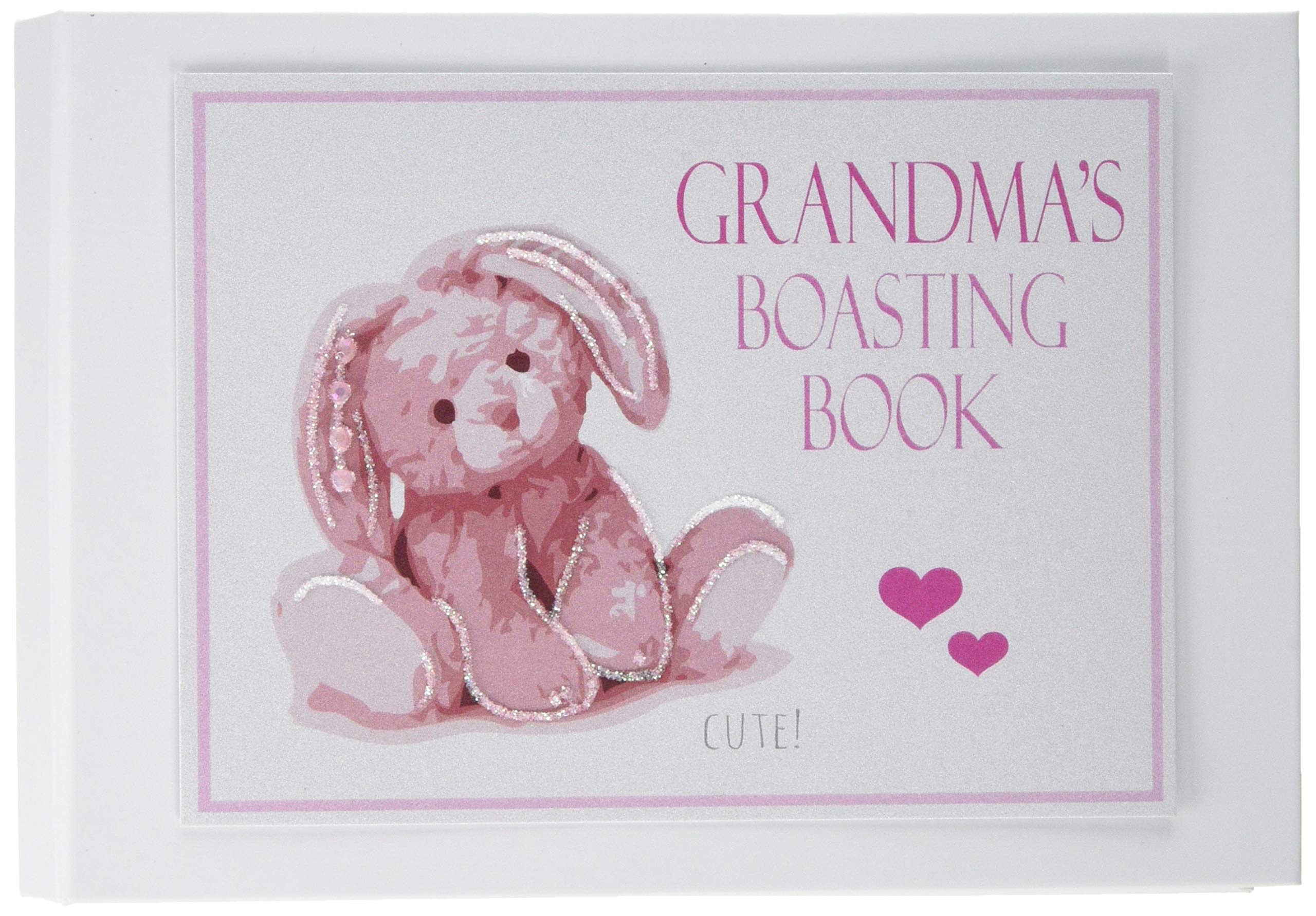White Cotton Cards Pink Grandma's Boasting Book, Photo Album (NRP3T), of