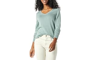 Amazon Essentials Women's Regular-Fit Lightweight Long-Sleeve V-Neck Sweater (Available in Plus Size)