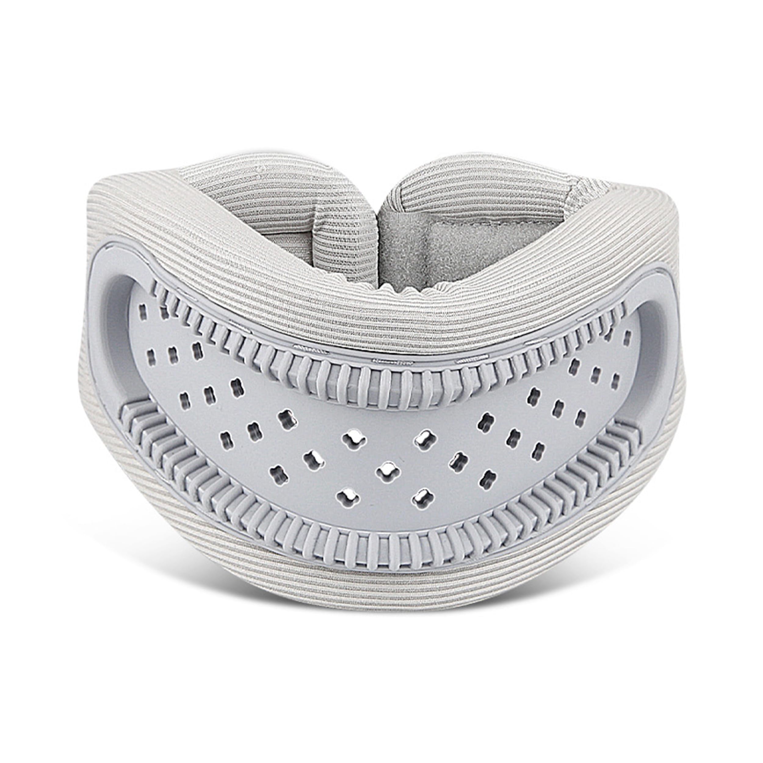 Photo 1 of Neck Brace for Neck Pain and Support, Neck Support for Pain Breathable Cervicorrect Brace Adjustable Soft Silicone Foam, Cervical Collar for Sleeping, Relieving Spinal Pressure (Grey)