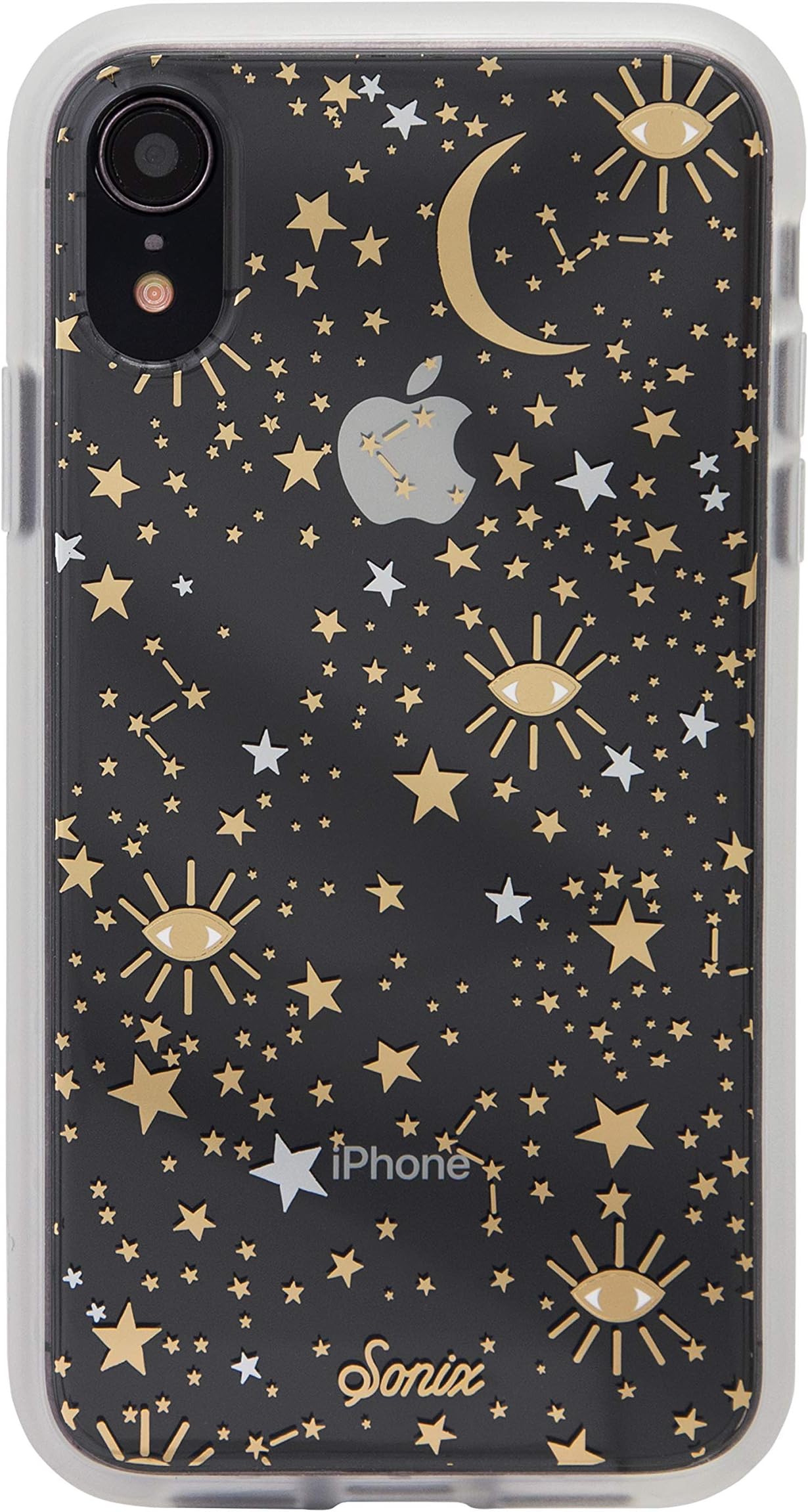 Sonix Cosmic Stars Case for iPhone XR [Military Drop Test Certified] Protective Gold Silver Star Clear Case for iPhone XR