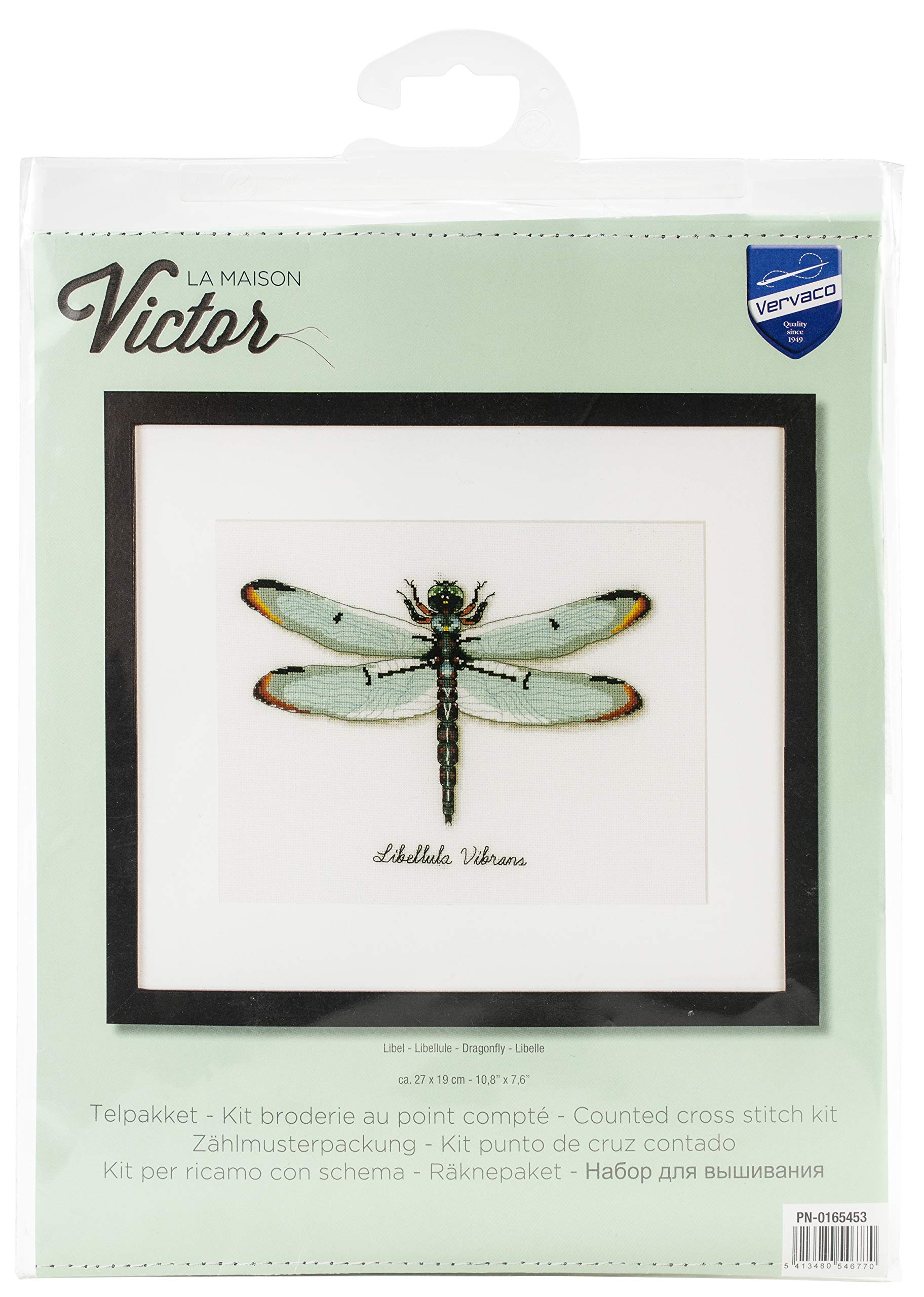 Vervaco Dragonfly, Polyester Cotton, Assorted, 40 x 2 x 20 cm