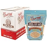 Bob's Red Mill Steel Cut Oats, 24oz (Pack of 4) - Non GMO, Whole Grain, Vegan, Kosher