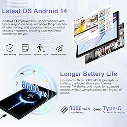 2025 Android 14 Tablet, 10 inch Tablets 22GB+128GB