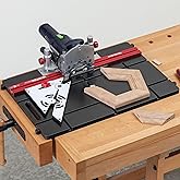 Woodpeckers MortiseMatch, Precision Joinery Table Designed for Festool Domino Joiners, Mirror-Matched Miter Jig &amp; Protractor Fence System, Made in USA MORTMATCH