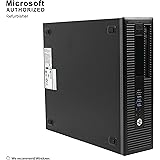 HP ProDesk 600 G2 Small Form Factor PC, Intel Quad Core i7-6700 up to 4.0GHz, 12G DDR4, 1T, WiFi, Bluetooth 4.0, DVDRW, Windows 10 64-Multi-Language Support English/Spanish/French (Renewed)