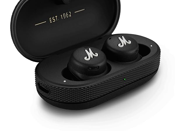 MARSHALL MODE II BLACK TRUE WIRELESS IN-EAR BLUETOOTH HEADPHONES