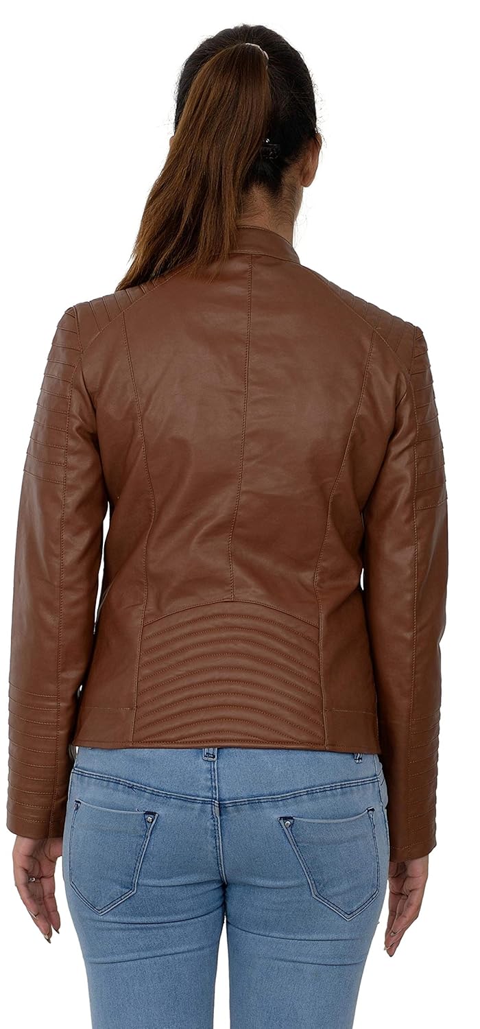 labeeb fashion women's jacket tan