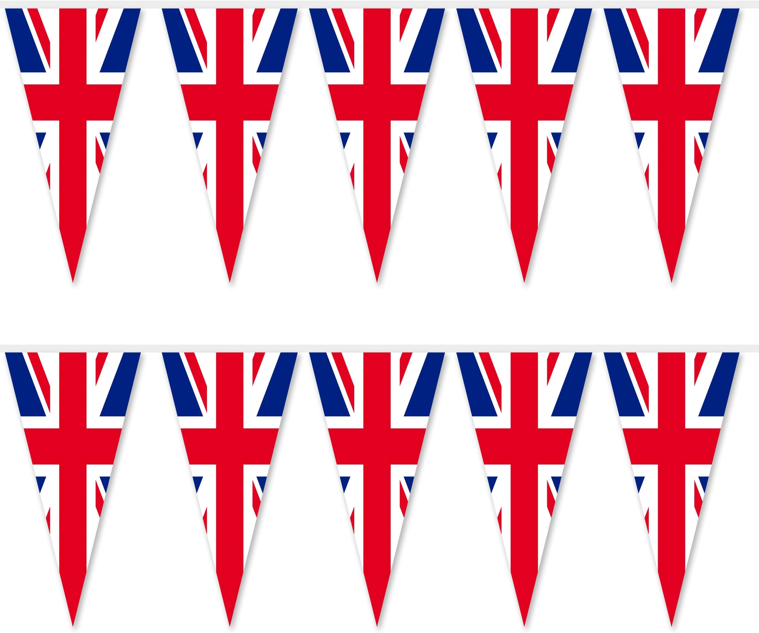 Union Jack Flag Bunting 12ft with 11Flags