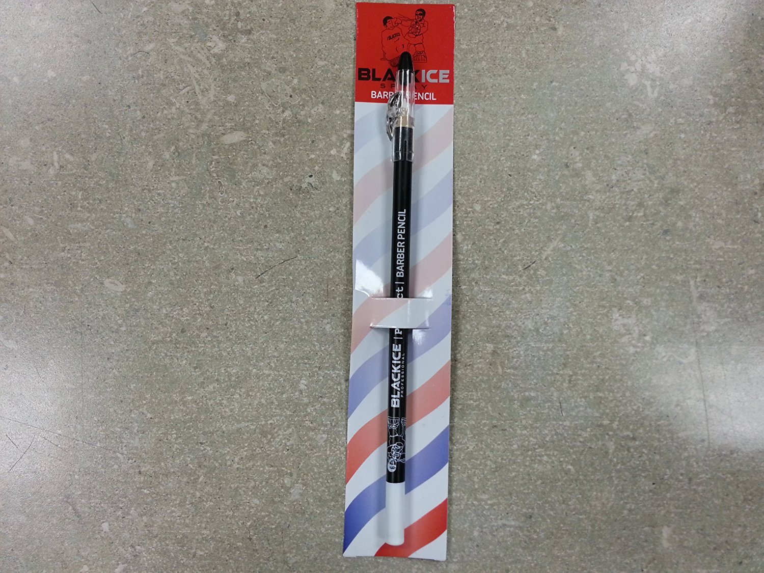 Black Ice Spray Barber Pencil (White 