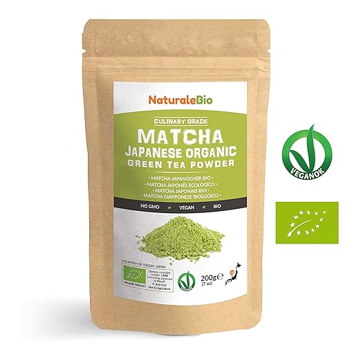 Té Verde Matcha Orgánico Japonés En Polvo [ Grado Culinario ] 200 ...