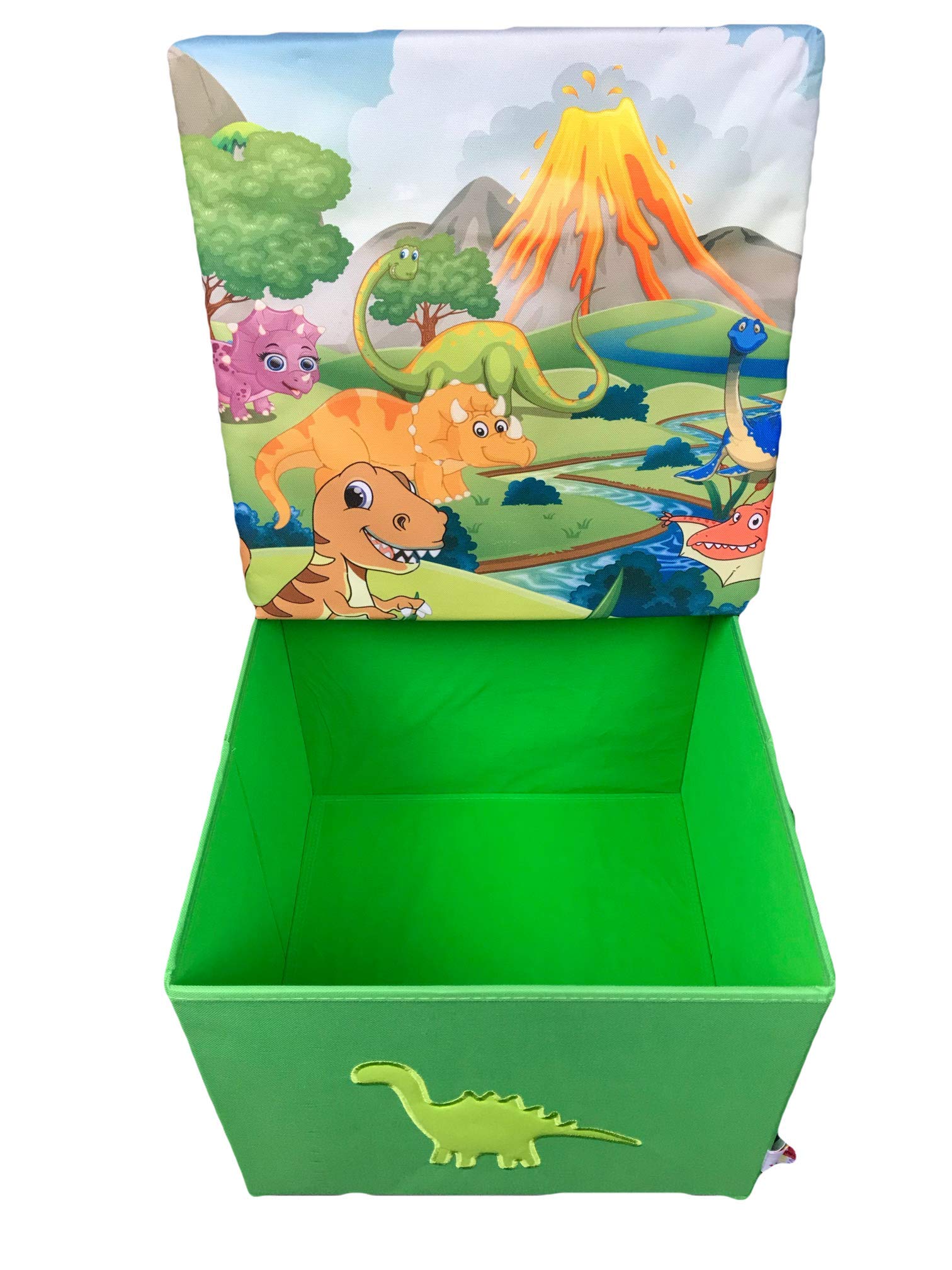 YESY Toy Box Storage, My Dino Box , Dinosaur Storage Toy Box , Foldable