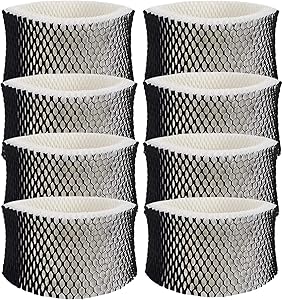 Lxiyu 8-Pack Humidifier Wicking Filter for Holmes Humidifier Replacement Filter HWF62 & HWF62CS, Filter A (8pack)