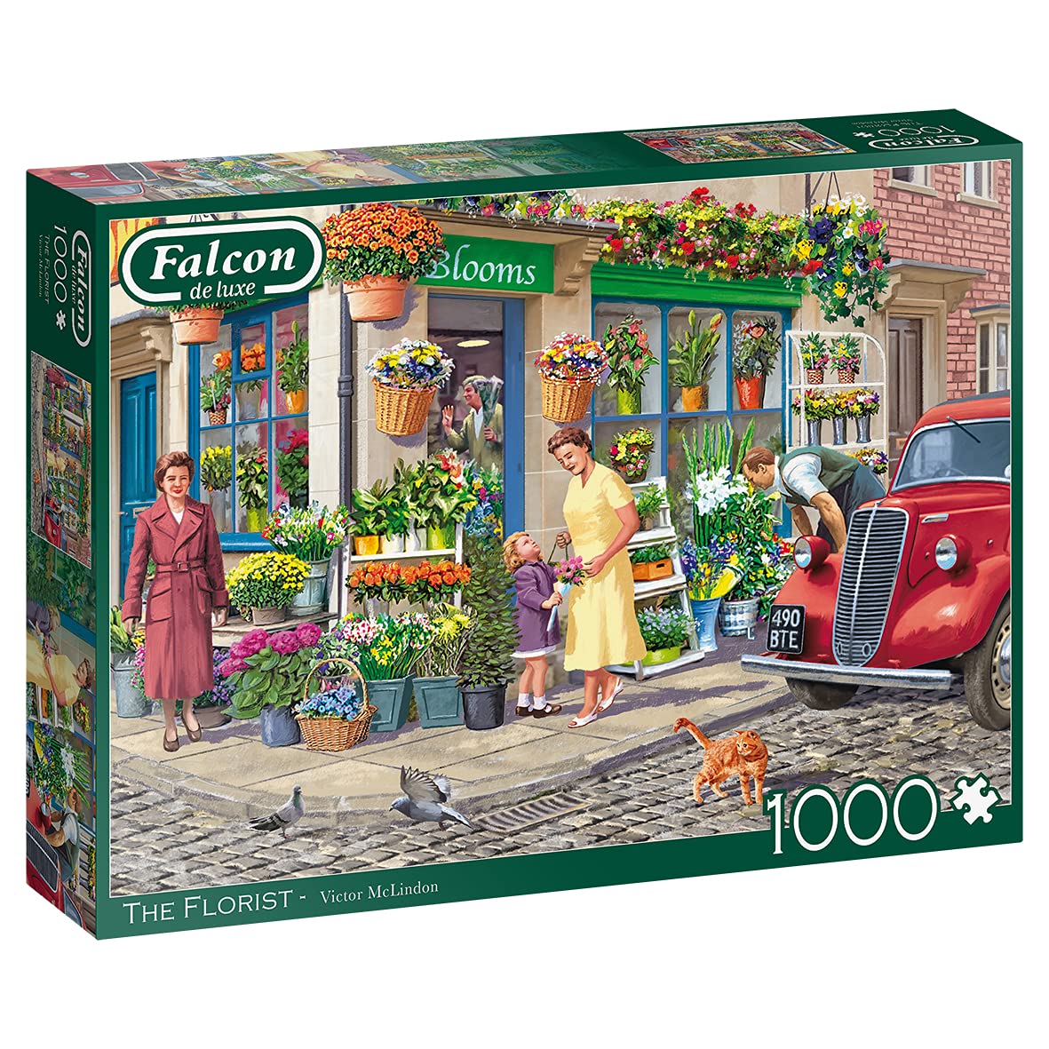 Jumbo, Falcon de luxe - The Florist, Jigsaw Puzzles for Adults, 1000 piece