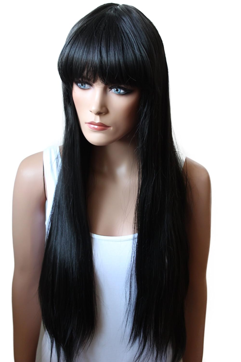 Amazon Com Prettyshop Unisex Full Wig Long Hair 90cm Straight