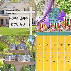 Llewyn 336 Pieces 16 Sheets Letter Stickers,Self