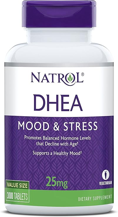 Amazon Com Natrol Dhea Tablets Promotes Balanced Hormone Levels