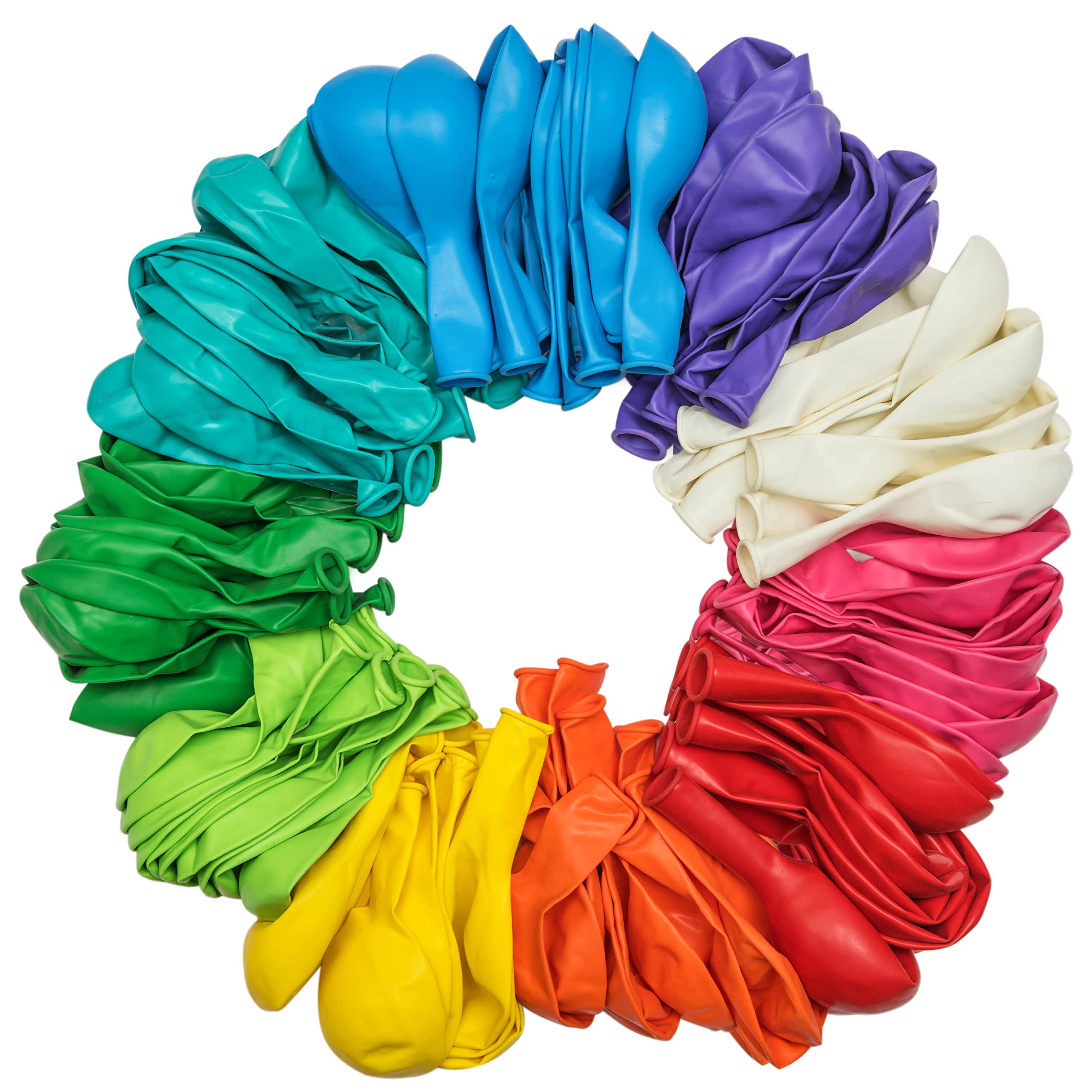 Artier 30 Biodegradable Multicoloured Balloons in 10 Colours. 12 Inch Large Eco Friendly Balloons. Perfect for Kids Parties, Baby Showers, Weddings, Anniversaries. For Helium or Air Use