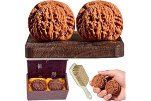 Wenwan Walnut Set, Wenwan Walnuts, Chinese New Year Craft with Gift Box & Brush, Meaningful Gift for Fathers, Elders, Collect
